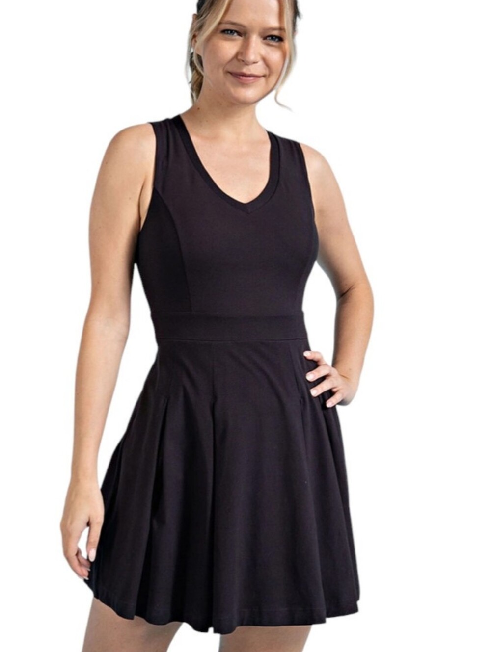 Rae Mode Buttery Soft Black Tennis Golf Dress Size Medium